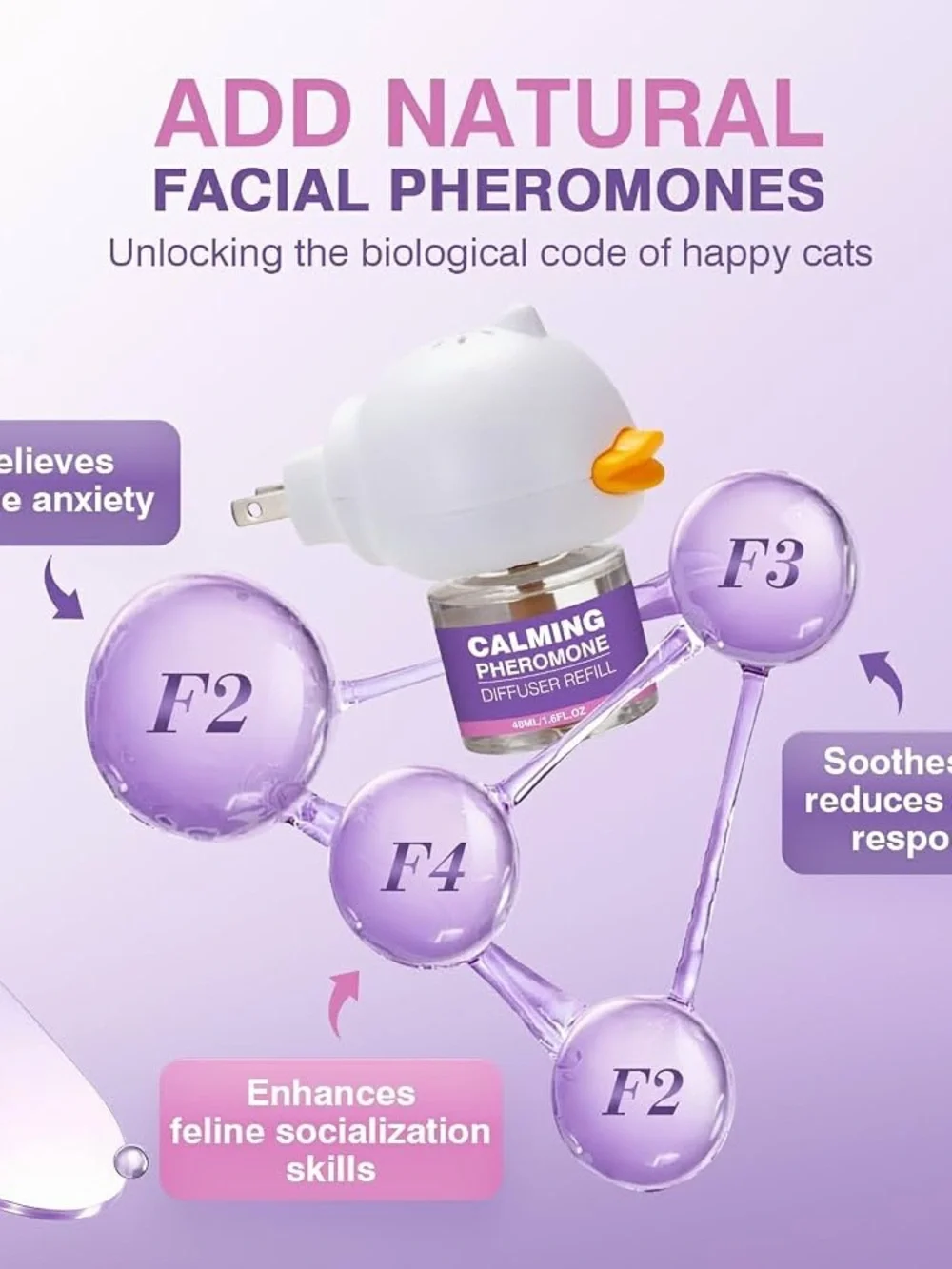 NIB Tcllka Cat Calming Pheromone Diffuser Kit - 6-in-1 Starter Pack (30 Days)